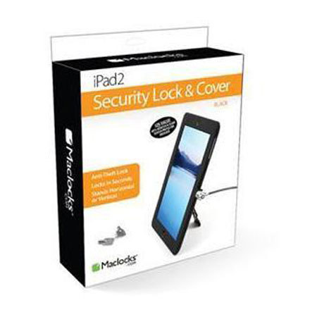 Maclocks iPad Lock and Security Case Bundle for iPad 2/3/4, Black