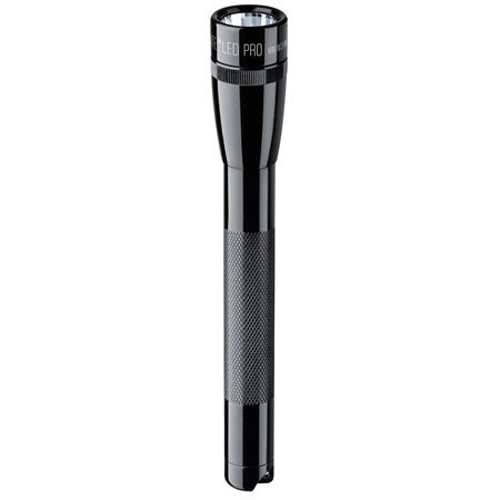 Maglite SP2P01H Mini Pro 2 Cell AA LED Flashlight with Holster, Black