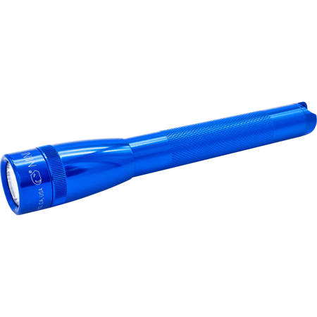 Maglite SP2P11H Mini Pro 2 Cell AA LED Flashlight with Holster, Blue