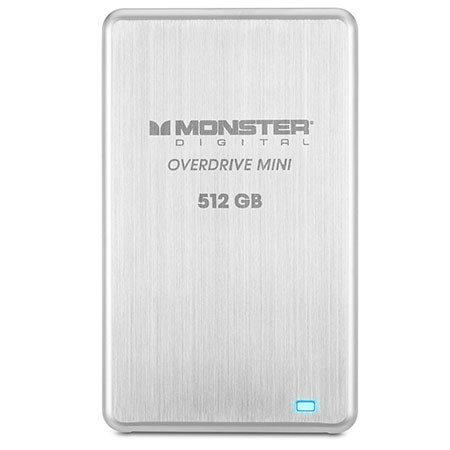 Monster Digital OverDrive 512GB Mini USB 3.0 External Solid-State Drive