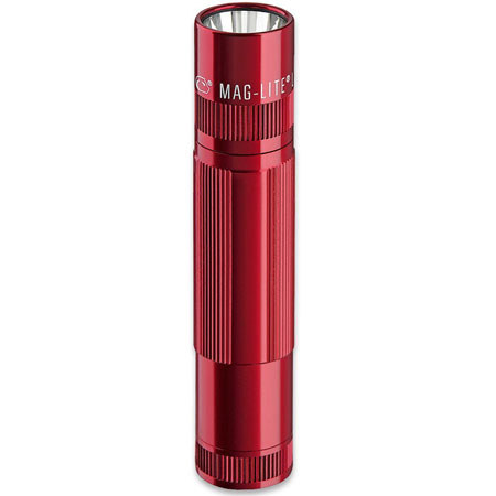 Maglite XL200-S3036 LED Flashlight with 3 AAA Battery, Red