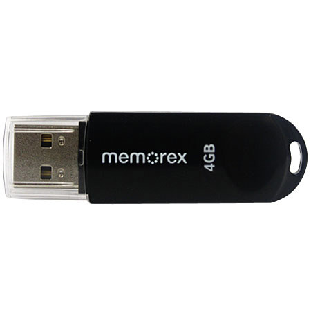 Memorex 98178 4GB Mini TravelDrive USB 2.0,Glossy Black