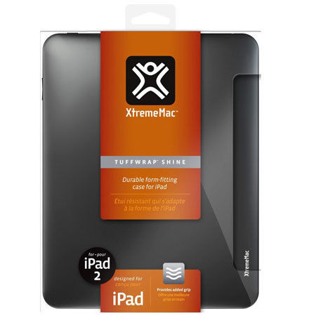 Memorex XtremeMac Tuffwrap Shine for iPad 2, Black