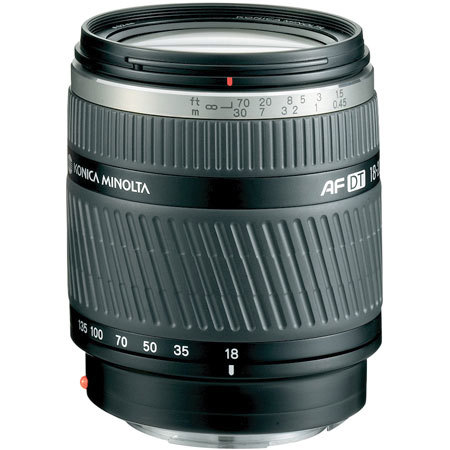 Disc. - Minolta 18mm - 200mm f/3.5-6.3 (D) AF DT Digital Wide Angle to High Power Telephoto Auto Focus Zoom Lens - USA