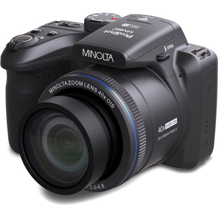 Minolta MN40Z 20MP 1080P Full-HD Camera with 40x Optical Zoom Black