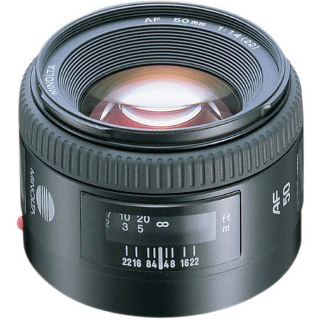 Minolta 50mm F/1.4 Alpha Mount Autofocus Lens {49}