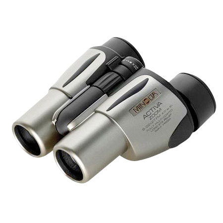 Konica - Minolta 8 - 22 x 27 FM Activa Zoom, Weather Resistant Porro Prism Binocular with 4.3 Degree Angle of View at 8x, U.S.A.