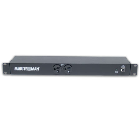 Minuteman MMPD815HV PDU with Amp-Meter, 8-Outlet, Black