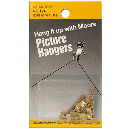 Moore 10LB. PICTURE HANGERS WITH NAILS