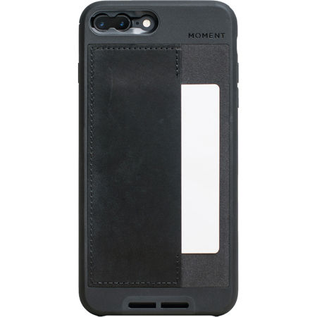 Moment iPhone 7/8 Plus Wallet Photo Case, Black Leather