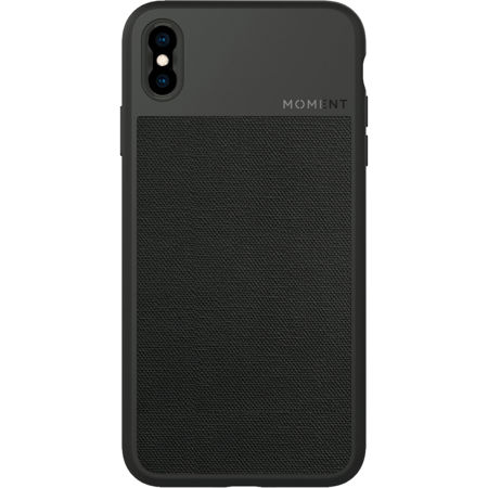 Moment iPhone XS Max Photo Case, Black Canvas