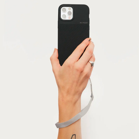 Moment Nylon Phone Wrist Strap, Gray