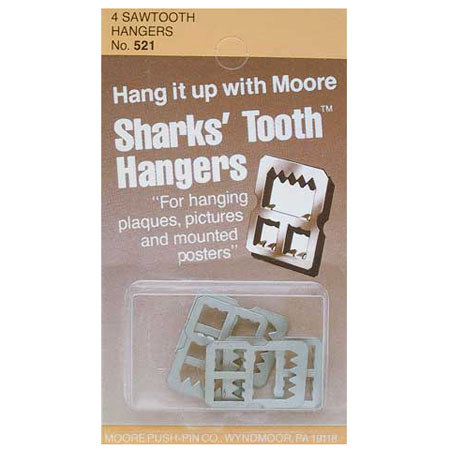 Moore Sharks Tooth Hangers, 4 Pack