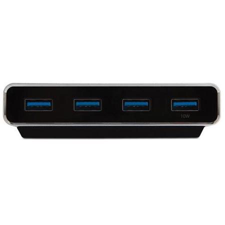 Moshi iLynx 3.0 Highspeed 4x USB 3.0 Port Hub and Charging Station, Silver