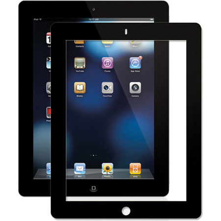 Moshi iVisor Screen Protector for New iPad and iPad 2, Black