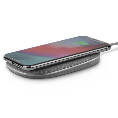 Moshi Porto Q 5K Portable Battery with Built-in Wireless Charger, Nordic Gray