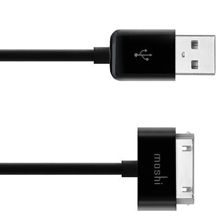 Moshi USB to Apple 36 pin Cable for iPod / iPhone / iPad, Black