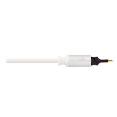 Moshi TOSLINK Optical Fiber Audio Cable for Mac, White