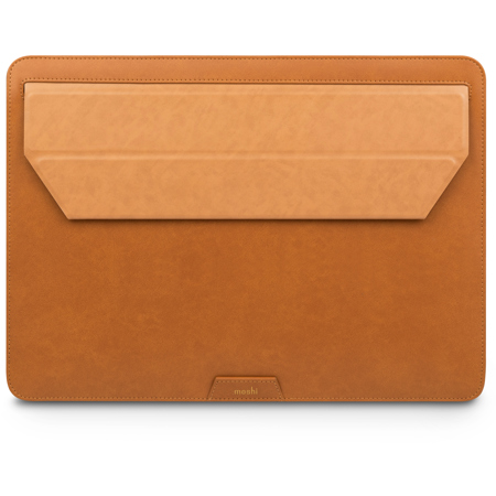 Moshi Muse 14" 3-In-1 Slim Laptop Sleeve, Caramel Brown