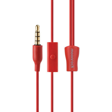 Moshi Moonrock Personal In Ear Headphone, Crimson