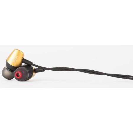 Moshi Mythro Aluminum In-Ear Earbud Headset with Mic, Satin Gold