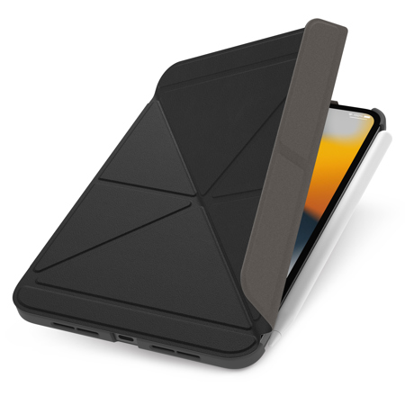 Moshi VersaCover Case with Folding Cover for iPad Mini 6th Gen, Charcoal Black