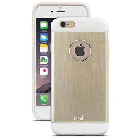 Moshi iGlaze Armour Metallic Case for Apple iPhone 6, Satin Gold