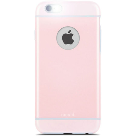 Moshi iGlaze Luxe Metal Bumper Case for iPhone 6/6s, Rose Pink