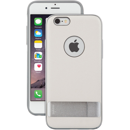 Moshi iGlaze Kameleon Kickstand Case for iPhone 6 Plus, Ivory White