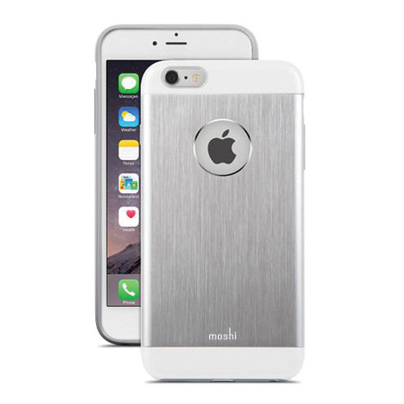 Moshi iGlaze Armour Metallic Case for Apple iPhone 6 Plus, Jet Silver
