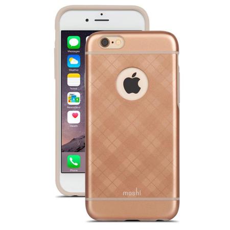 Moshi iGlaze Slim Hard Shell Case for iPhone 6 Plus, Tartan Rose
