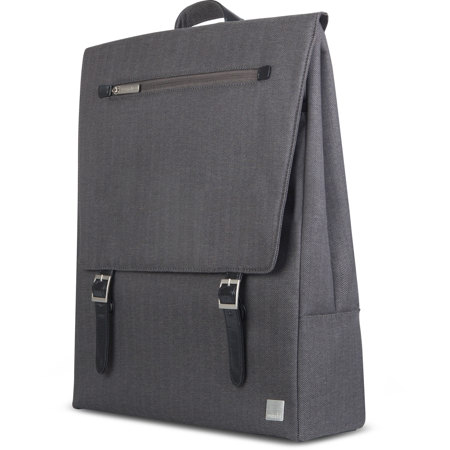 Moshi Helios Lightweight Designer Backpack, Herringbone Grey