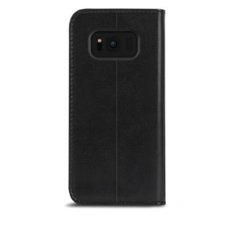 Moshi Overture Wallet Case for Samsung Galaxy S8 Smartphone, Charcoal Black