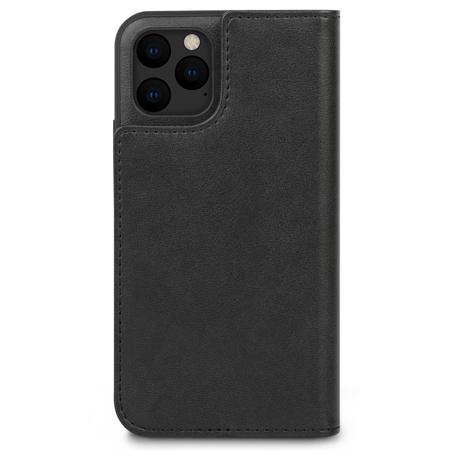 Moshi Overture Case with Magnetic Wallet for iPhone 11 Pro, SnapTo, Jet Black