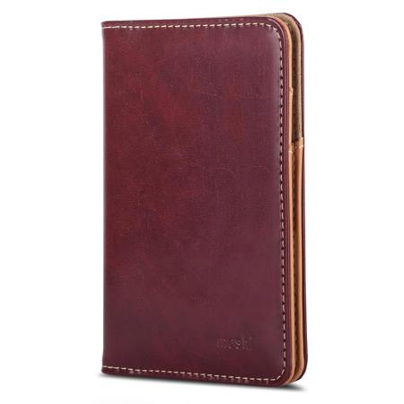 Moshi Travel Passport Holder, Burgundy Red