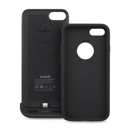 Moshi IonSuit Battery Case for iPhone 7, Steel Black