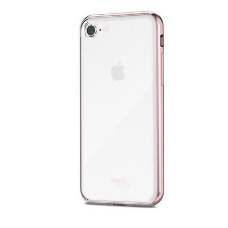 Moshi Vitros Clear Case for iPhone 8 - Orchid Pink Edges
