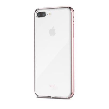 Moshi Vitros Clear Case for iPhone 8 Plus - Orchid Pink Edges