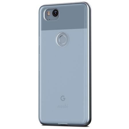 Moshi Vitros Clear Case for Google Pixel 2, Jet Blue