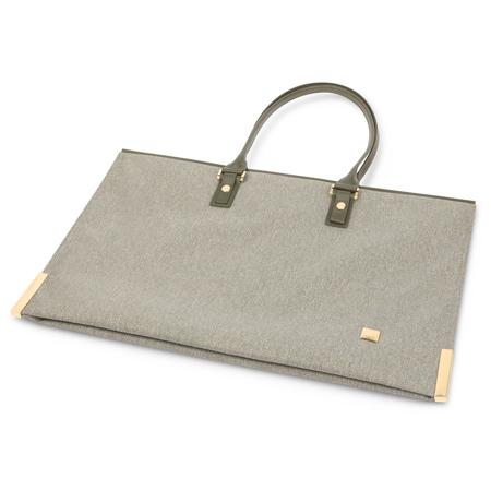 Moshi Aria Slim Lightweight Tote Bag, Olive Green
