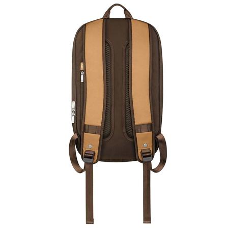 Moshi Hexa Lightweight Backpack, Water/Snow Resistant, Khaki Brown