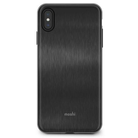 Moshi iGlaze Slim Hardshell Case for iPhone XS Max, Armour Black