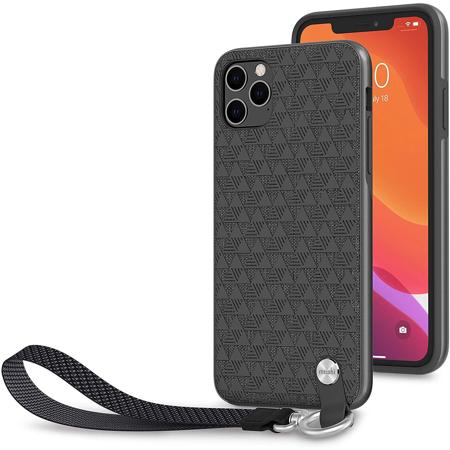 Moshi Altra Case, Wrist Strap for iPhone 11 Pro Max, SnapTo, Shadow Black