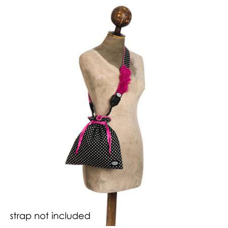 Mod Black Polka Drop-in Bag