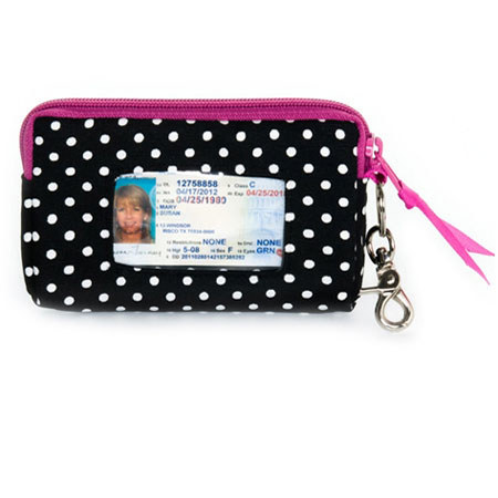 Mod Black Polka ID/Phone Case