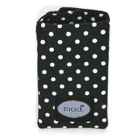Mod Black Polka Strap Wrap