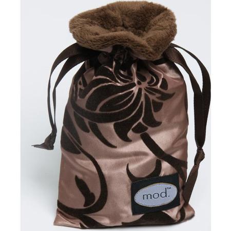 Mod Brown Vine Bag with Soft Minky Lining