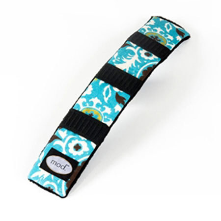 Mod Brown/Teal Circle Neck Pad