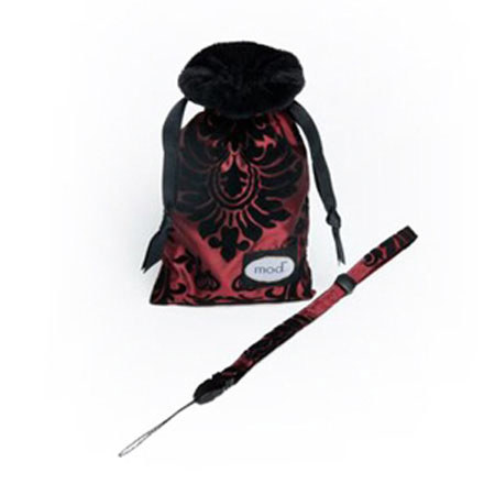 Mod Crimson Victorian Compact Camera Pouch