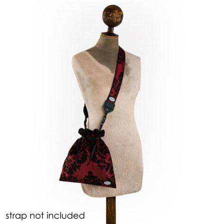 Mod Crimson Victorian Drop-in Bag